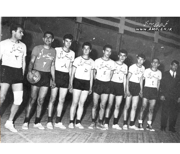 89 تيم بسکتبال آمل اوايل دهه 50