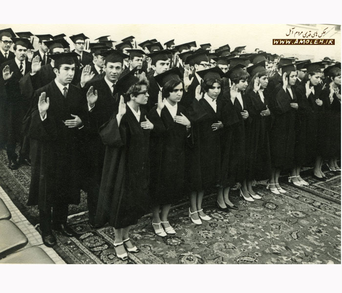 مراسم سوگند پزشکان دانشگاه فردوسي مشهد 1348