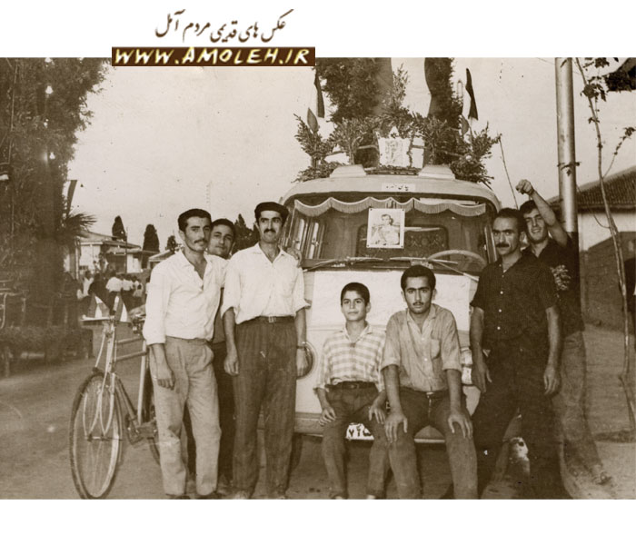 عکس يادگاري از اردوي دوچرخه سواران حدود دهه 50